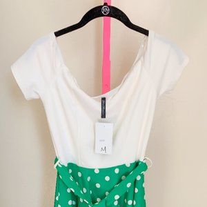 Green Polka Dot Dress